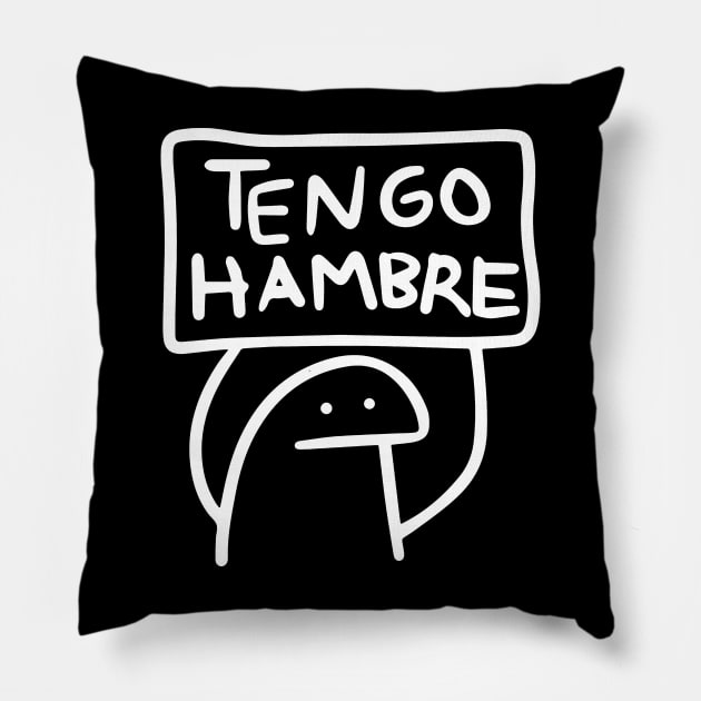 Tengo Hambre shirt, Funny Spanish shirt, Latino shirt, Flork shirt, Pegatina, Calcomania en español, Mexican Pillow by ILOVEY2K