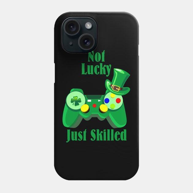 Video Gaming St Patricks Day Gamer Kid Phone Case by SidneyTees