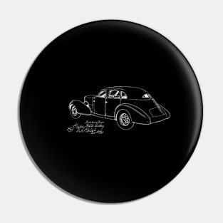 Automobile Car Vintage Patent Drawing Pin