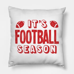 It's Football Season - Red Pillow