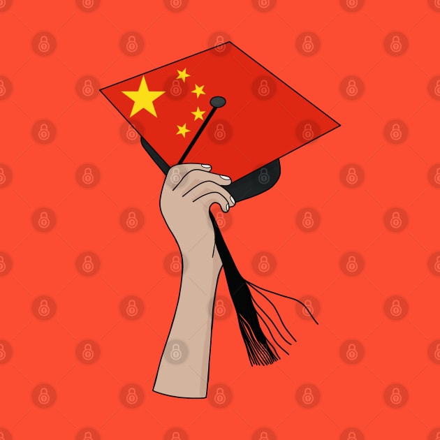 Holding the Square Academic Cap China by DiegoCarvalho