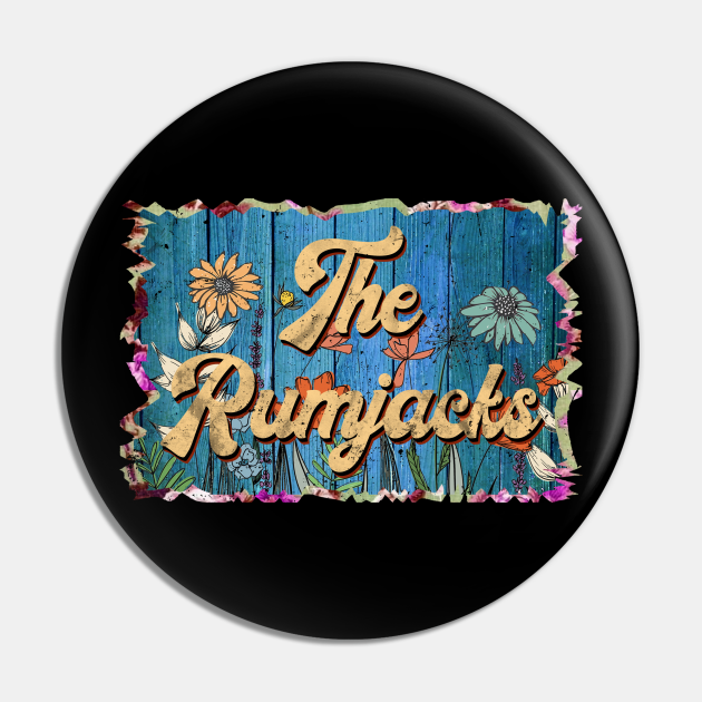 Retro The Rumjacks Name Flowers Limited Edition Classic Styles Retro