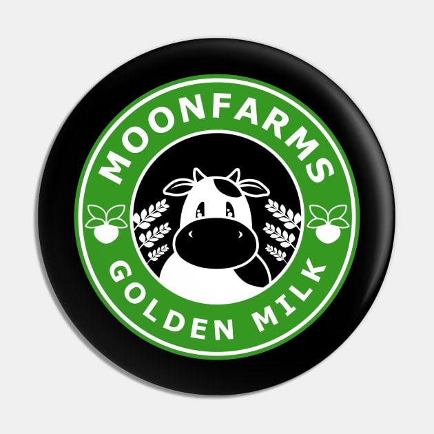 Harvest Moon Golden Milk Pin by CuteNerds