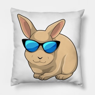 Rabbit Sunglasses Pillow