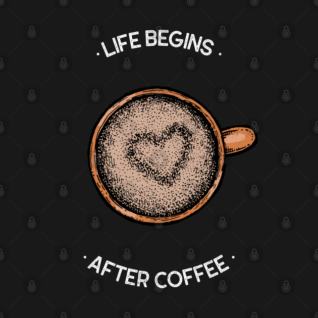 Disover Life Begins After Coffee T-Shirt