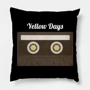 Yellow Days / Cassette Tape Style Pillow