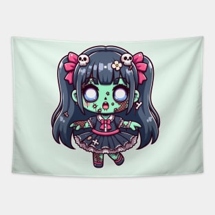 Zombie Kawaii Fashion Girl Tapestry