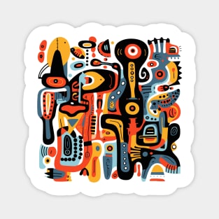 Mid Century Abstract Jazz Magnet