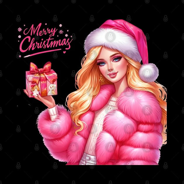 Christmas Barbie by BukovskyART