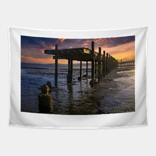 Broken Pier And Diving Helmet Tapestry