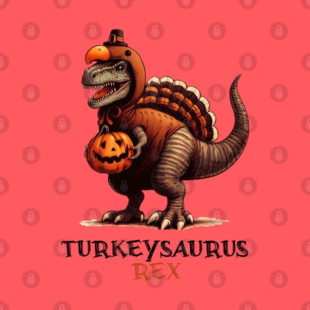 TurkeysaurusRex - Thanksgiving ROAR by Tintedturtles