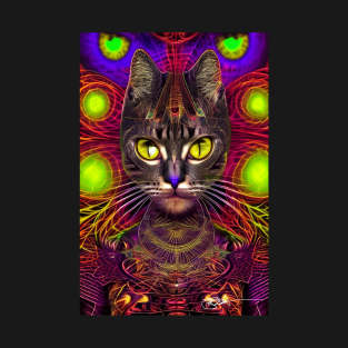 Trippy Cat Vibes 7 T-Shirt