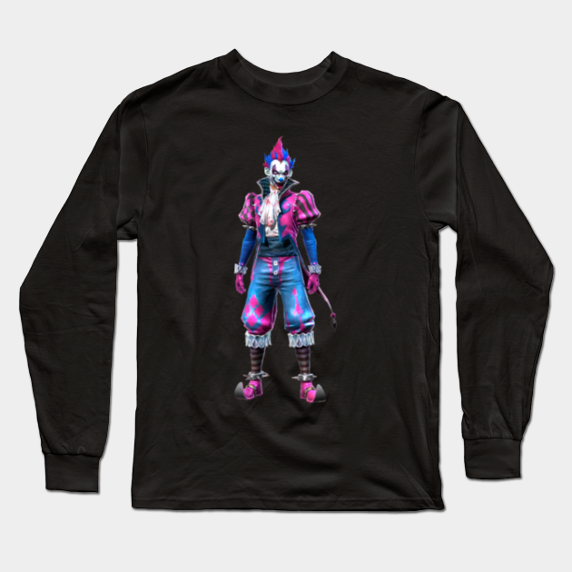 Joker Free Fire Freefire Long Sleeve T Shirt Teepublic