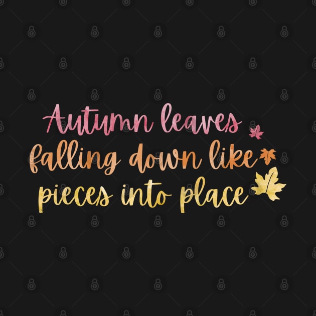 Autumn Leaves All Too Well Lyric Taylor Swift by Mint-Rose