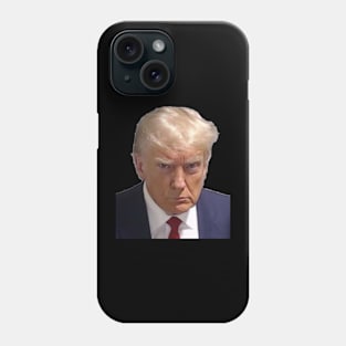 DONALD TRUMP'S MUGSHOT AUGUST 2023 ARREST Phone Case