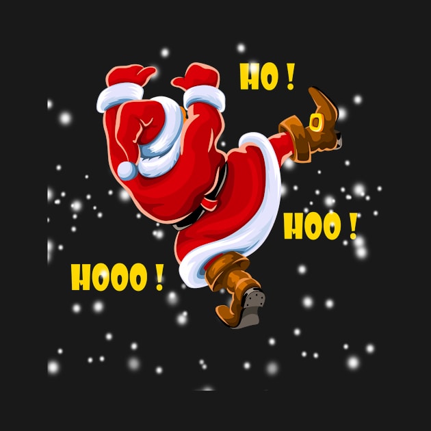 dancing santa christmas, ho ho ho by Abir's Store