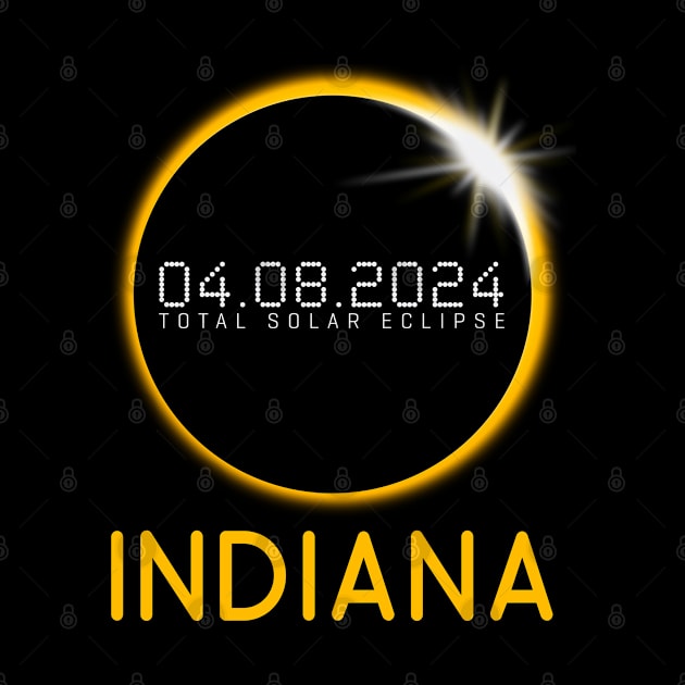 INDIANA Totality Total Solar Eclipse April 8 2024 by TeeaxArt