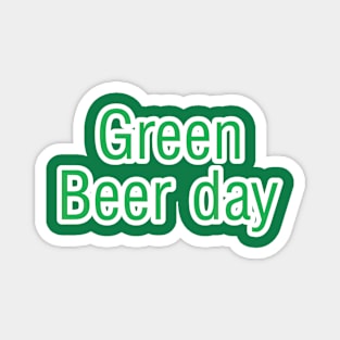 St Patricks Day Beer Elements Magnet