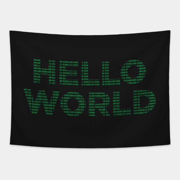 Hello World (Binary) Tapestry by SNXWorld
