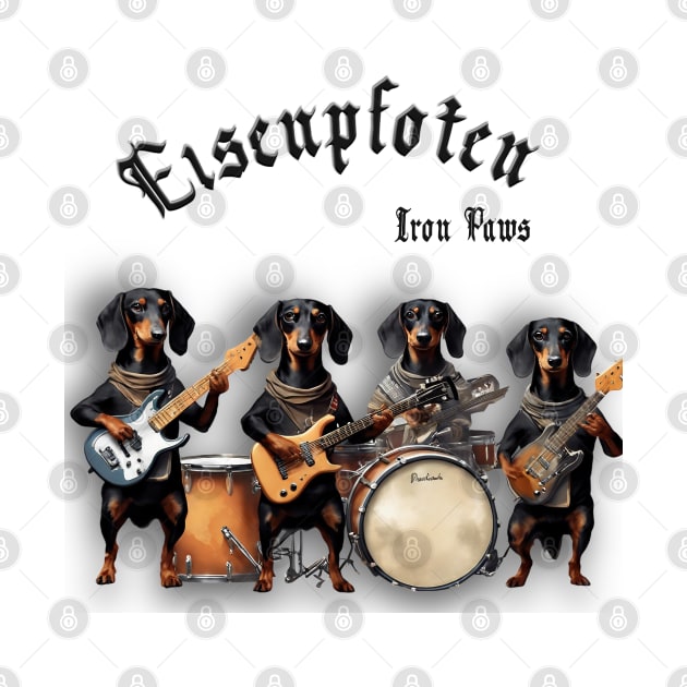 Dachshund band Eisenpfoten (Iron Paws) by Long-N-Short-Shop
