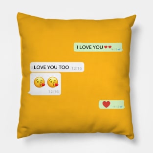 text love Pillow