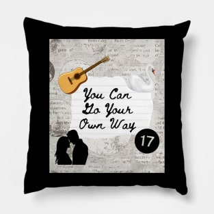 Go Your Own Way Fleetwood Mac Lyric Print Pillow