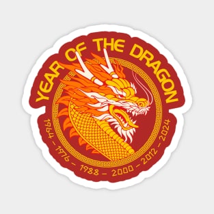 Chinese New Year of the Dragon Magnet