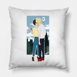 Ash and Eiji Ice Cream Kiss Pillow