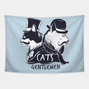 Gentleman duo cats Tapestry