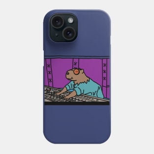 Music Producer Capybara Phone Case