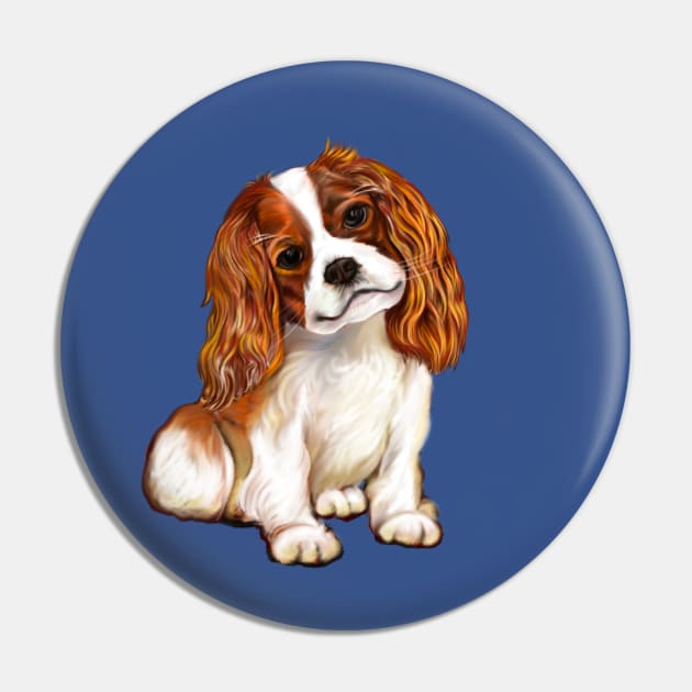 Cavalier King Charles spaniel cute tan and white puppy dog - puppy love Pin by Artonmytee