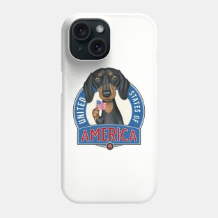 Dachshund United States of America Phone Case