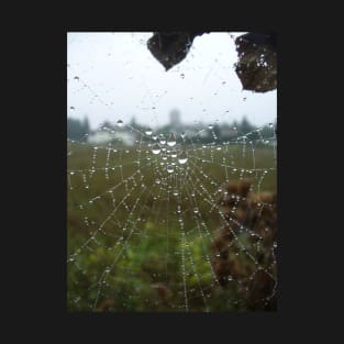 A Web of Droplets T-Shirt