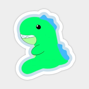 Green Dino Magnet