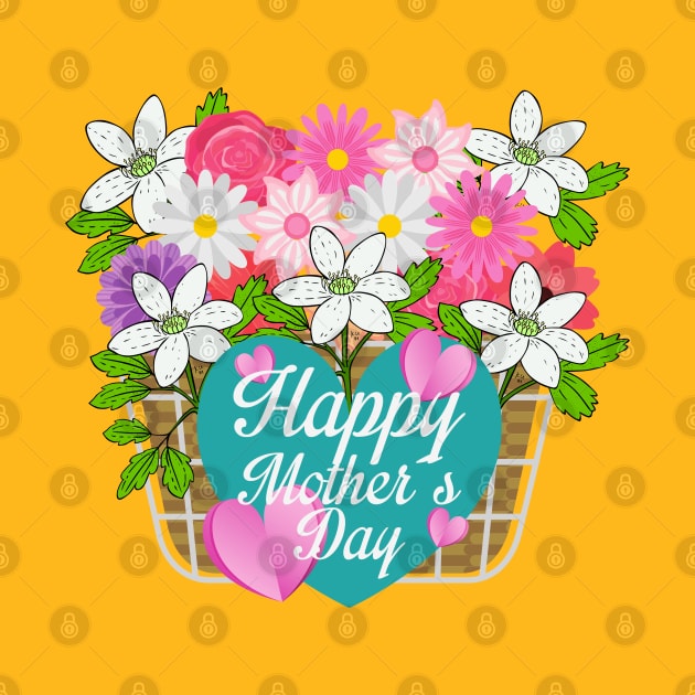 Mothers day flower basket by DAZu