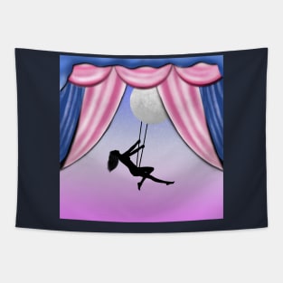 Swinging in the Moonlight Tapestry