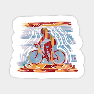 Vintage Mountain Bike Signs Gift for Women Magnet