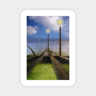 Pyramid Towers Of Spiritwall Magnet