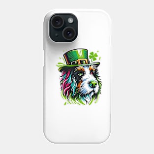 Festive Barbet in Graffiti Style for Saint Patrick's Day Phone Case