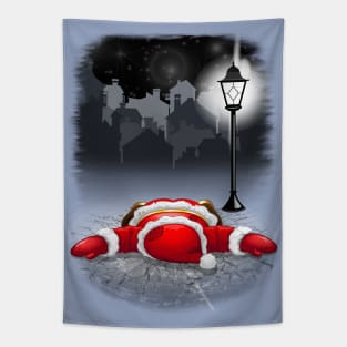 Christmas Santa Claus is Dead Tapestry