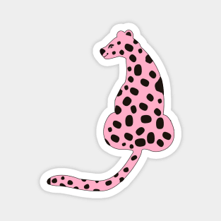 Pink Cheetah Magnet