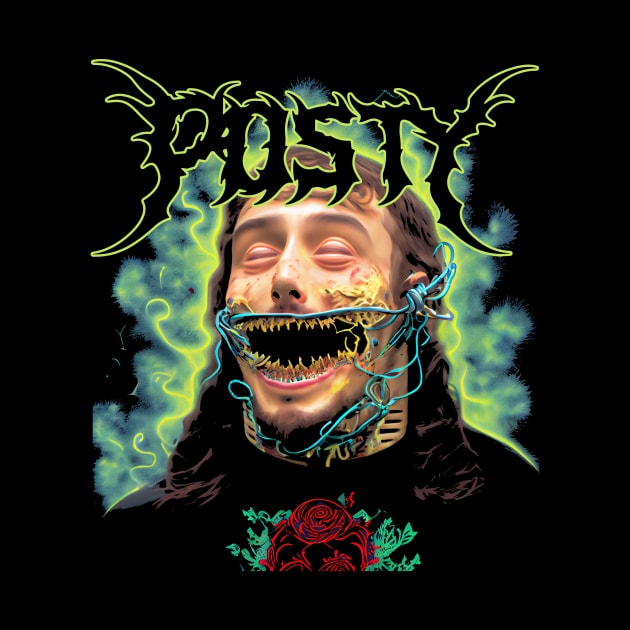 "Posty Deathcore Aesthetic Horror Art | Intense Music Graphic by Soulphur Media