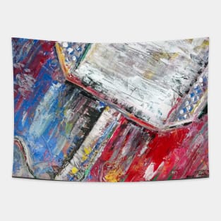 Mjolnir in Abstract Tapestry