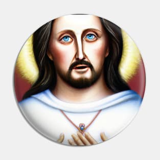 3D Look Artificial Intelligence Art of our Merciful Lord Jesus Pin