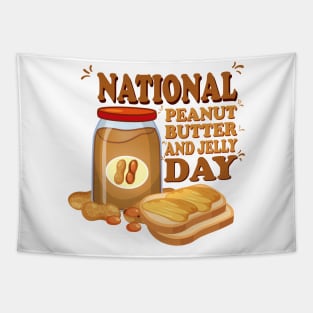 National Peanut Butter and Jelly Day Tapestry