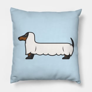 Ghost dachshund Pillow