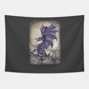 Ultraviolet Dradon Tapestry