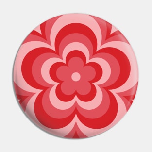 Red Latte Flower Pin