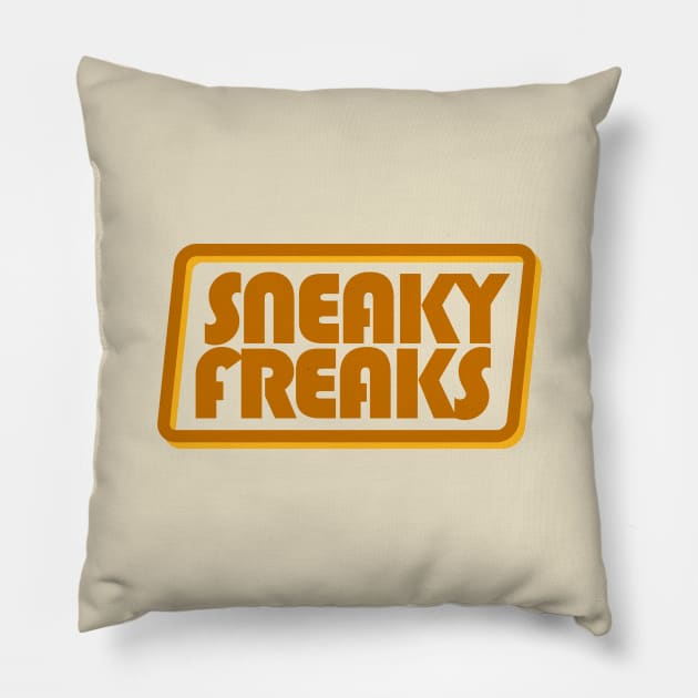 Sneaky Freaks Pillow by Sex Talk With My Mom