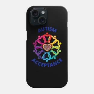 Autism Acceptance Circle Phone Case